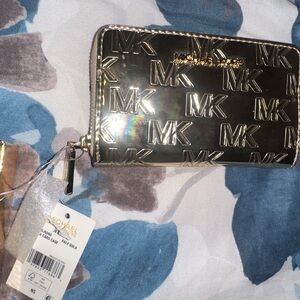 Michael Kors Metallic Gold Card Holder